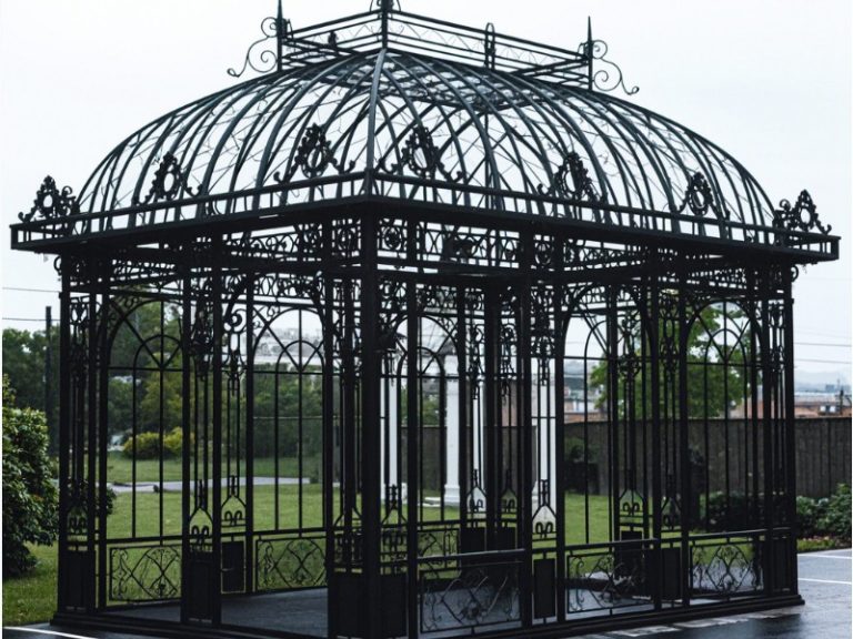 glass greenhouse, Victorian greenhouse, black greenhouse, conservatory greenhouse